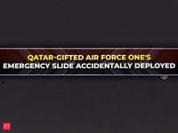 Trump departs DC on Qatar-gifted Air Force One after emergency slide accidentally deploys