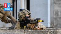 Britain says it is preparing for war. So why are soldiers shouting ‘BANG’ because there’s no money for blanks?