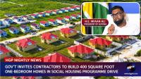 Gov’t Invites Contractors To Build 400 Square Foot One-Bedroom Homes In Social Housing Programme Drive