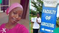 UNILORIN graduate who wrote JAMB 5 times bags first class, shares big lesson she learnt