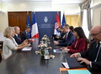 Petkovic, France's Trocaz discuss difficult position of Kosovo-Metohija Serbs