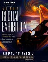 Barton Performing Arts Department to host Faculty Recital and Exhibition