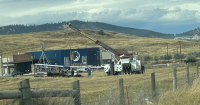 Plane crash-lands onto Polson Airport field