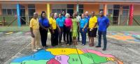 Rotary Club of Portsmouth opens sixth playground at Morne Jaune Primary