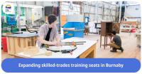 Expanding skilled-trades training seats in Burnaby