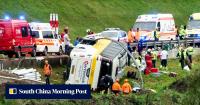 Police say 5 dead, 40 injured in tour bus crash in Switzerland