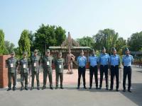 Five-member Armenian Armed Forces delegation visits IAF station under the Western Air Command