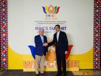 Brazilian FM Mauro Vieira arrives in New Delhi to attend 18th BRICS Summit