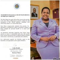 Malawi State house warns against misusing fake Govt logos on private cars