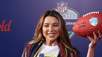 NFL draws eclectic mix of US and Aussie celebrities from pop stars to business elite and a footy bogan