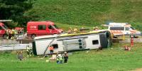 Multiple passengers found dead after bus crashes in British tourist hotspot