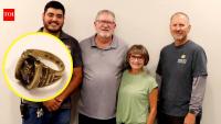 Kansas student lost his class ring during a snowball fight with his future wife: 53 years later, when campus workers dug it out, the couple happened to be passing through the city