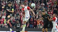 Florian Thauvin reacts as RC Lens mount wild comeback in Prague