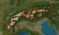 Terrifying map reveals the fate of every single glacier on Earth - as scientists warn HALF could collapse by 2100