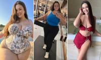 Woman, 36, who was a 21st body positivity influencer sheds more than half her weight thanks to £17,500 surgeries - and admits 'life is easier when you are smaller'