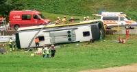 Dutch tour bus overturns in Switzerland, leaving several dead