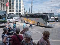 Tourist coach traffic continues to fall in Lucerne