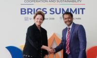 New Development Bank President arrives in New Delhi for BRICS Summit