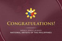 Ten New National Artists Declared