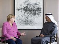 UAE President meets Angela Merkel in Germany