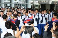 North Korean Soccer Players Enter Japan for Asian Games