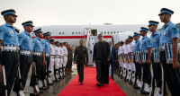 Crown Prince of Abu Dhabi arrives in India to attend 18th BRICS Summit