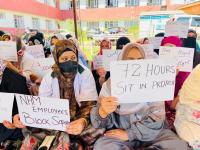 NHM Strike Enters 4th Day, 12,000 Employees Remain Off Duty Across J&K  