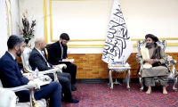 Baradar discusses expanding economic and trade ties with Turkish envoy