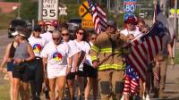 Iowans walk 21 miles to honor lives lost during 9/11