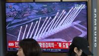 North Korea fires ballistic missiles into sea as nation sends warning to Donald Trump