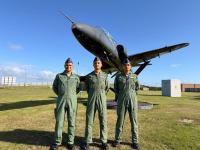 Three Indian Air Force Qualified Flying Instructors join Royal Air Force Valley to train UK pilots