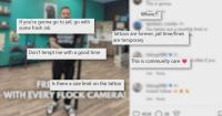 Tattoo artist's marketing stunt involving Flock cameras goes viral