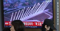 North Korea sends chilling warning to Donald Trump as it launches 'missiles towards sea'