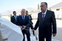 President Emomali Rahmon Opens Juice Plant and Cold Storage Facility in Rasht