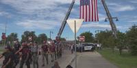 Hundreds climb M Hill in Rapid City to honor 9/11 25th anniversary
