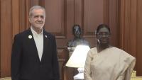 PM Modi, President Murmu hold talks with Iran's Masoud Pezeshkian