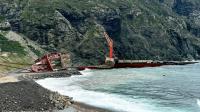 Baltic III removal nearly halfway done, Coast Guard says, but will remain in Cedar Cove for now