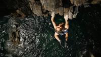 Coxsey conquers Britain’s toughest sea cliff climb