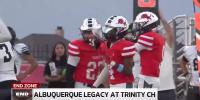 Trinity Christian lands first win, beating Albuquerque Legacy Academy 41-6