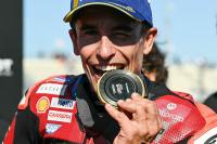 MotoGP San Marino GP: Marquez beats Bezzecchi to another sprint win