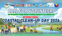 Pilar LGU invites residents to join in International Coastal Clean-up Day
