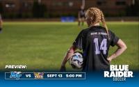 Women's Soccer begins second three-match road trip of season at Tennessee Tech Sunday