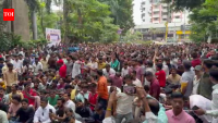 Textile workers press for 8-hour workday, weekly off
