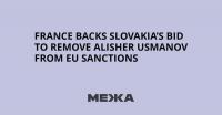 France Backs Slovakia’s Bid to Remove Alisher Usmanov From EU Sanctions