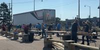 Rockford volunteers build dozens of beds for local children in need