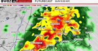 Flood watch issued with torrential rain in the weather forecast