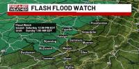 Showers and thunderstorms continue today before drier weather begins to settle in on Sunday