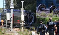 Saboteurs suspected in train derailment that injured 44 and left passengers in 'state of shock', French police say