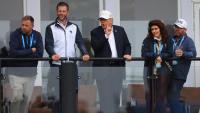 Home hero Trumps all as US president attends the Irish Open