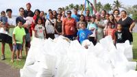 Children lead Suva Point clean-up as Tabuya urges Fiji to stop littering